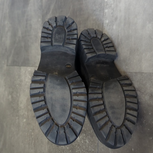 Lucky Brand Ellerey Chunky Chelsea Boot Black 6.5 streetwear casual punk hip - Picture 9 of 12